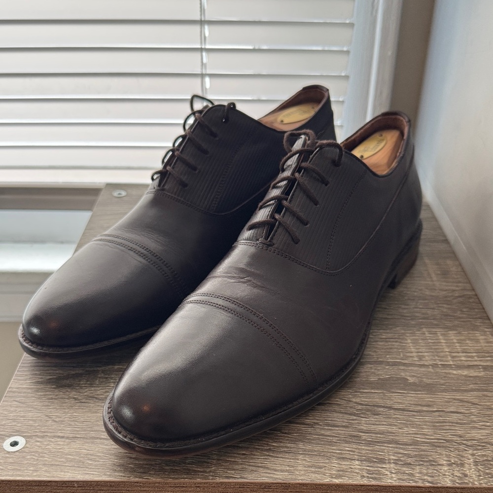 Warfield & Grand Dark Burgundy Men's Oxfords